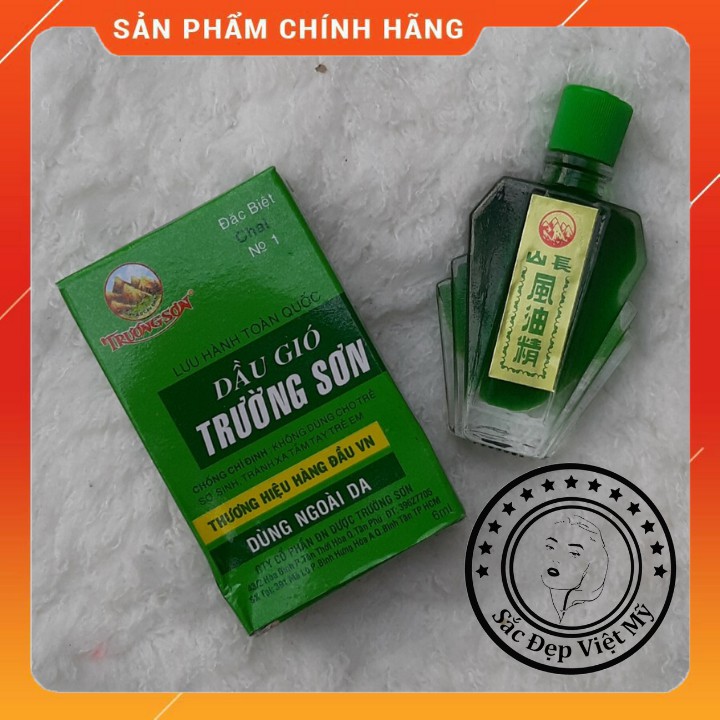 [FREESHIP] Dầu Gió Xanh Trường Sơn -Chai 6ml- Dầu Gió Trường Sơn Hàng Việt Nam Chất Lượng Cao