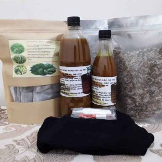 Combo cốt gừng nghệ gấc, tắm bé và xông vùng kín