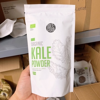 Bột cải xoăn hữu cơ Kale Organic Powder 100g - 100% rau cải xoăn kale nguyên chất