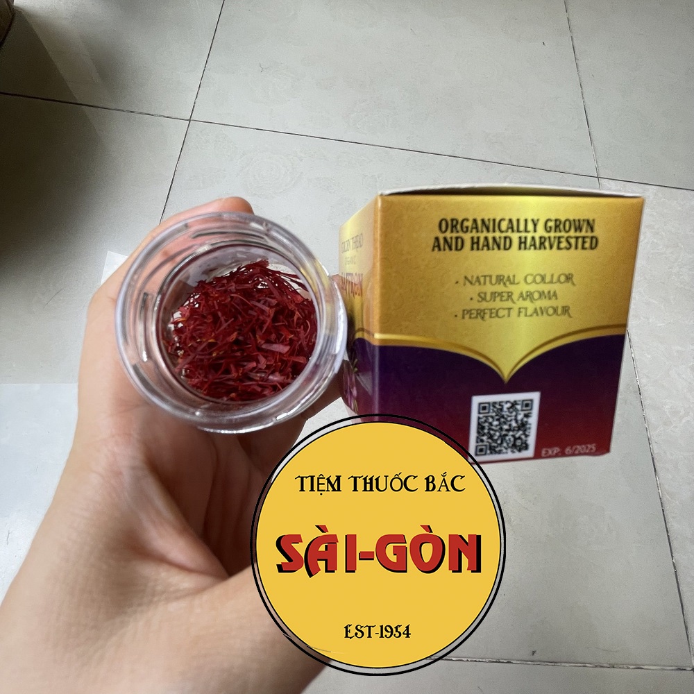 Nhụy Hoa Nghệ Tây Saffron Bahraman Hộp 1gram