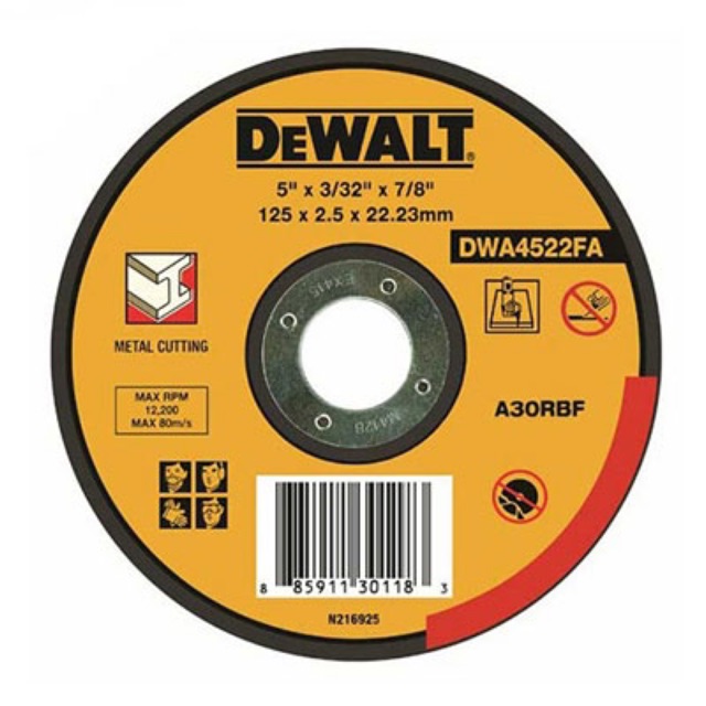 DWA4522 Đá cắt 125mm Dewalt