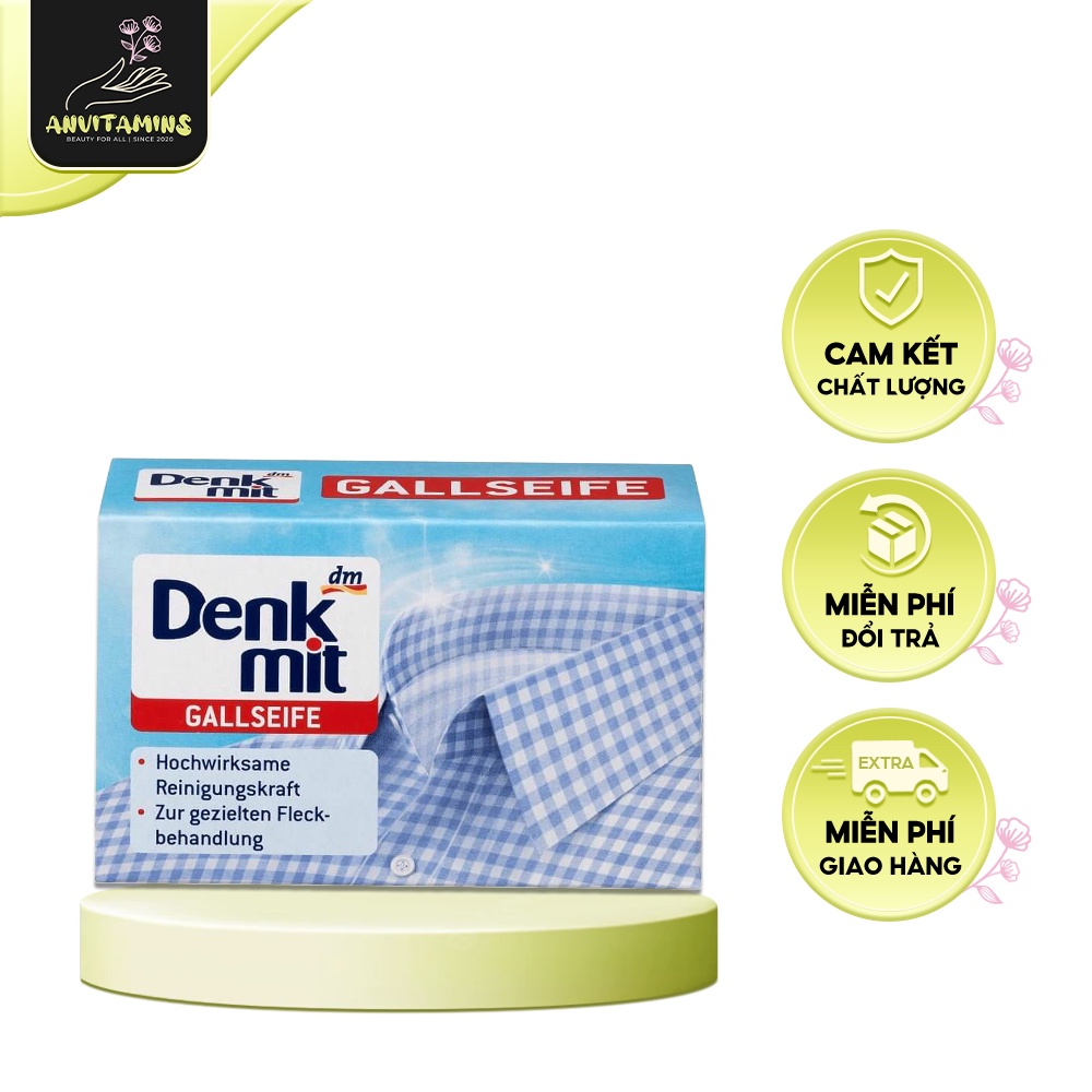 Xà phòng làm sạch cổ áo sơ mi Denkmit Đức 100gr - Anvitamins