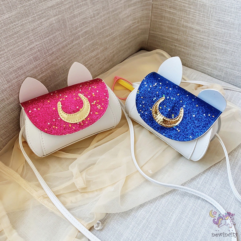 Túi Đeo Chéo Đựng Tiền Xu Họa Tiết Hoạt Hình Kiểu Hàn Quốc Thời Trang Mùa Hè Cho Bé Gái