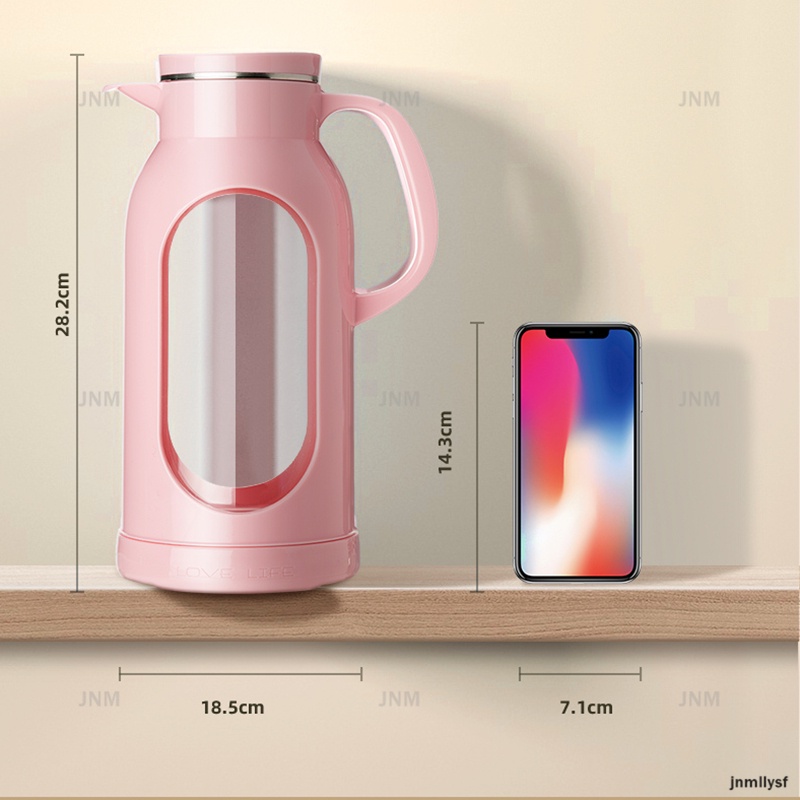 Bình Nước Thủy Tinh Trong Suốt Cỡ Lớn 2000ml Thiết Kế Sáng Tạo Tiện Dụng