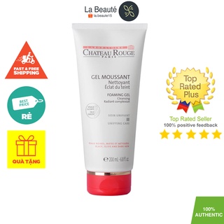 Chateau Rouge Gel Moussant Foaming Gel - Sữa tắm, Sữa Rửa Mặt Trắng Da 2 Trong 1 (200ml)