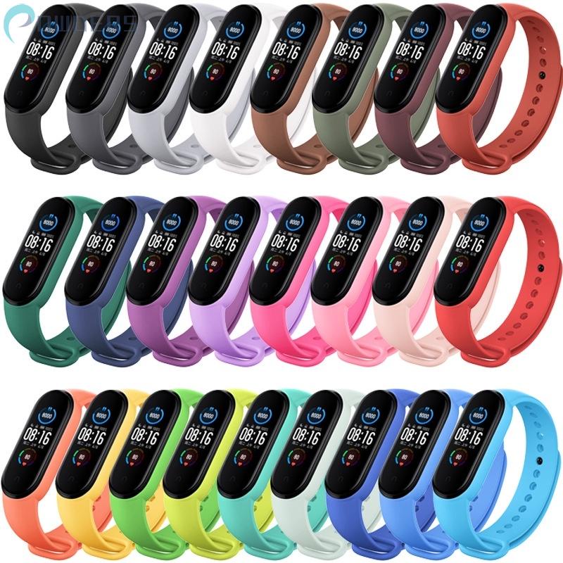 1 Dây Đeo Đồng Hồ Silicone TPU + TPE 200-220mm Không Độc Hại Cho Mi Band 5 / 6