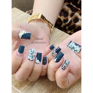 hoa bột nail cúc Ruby 100% bột mỹ (giá 1 bông)