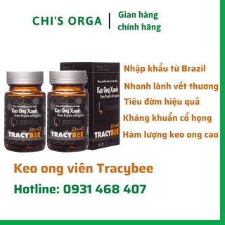 COMBO 2 Lọ Keo Ong dạng Viên Tracybee Nhập Khẩu Brazil 30 viên