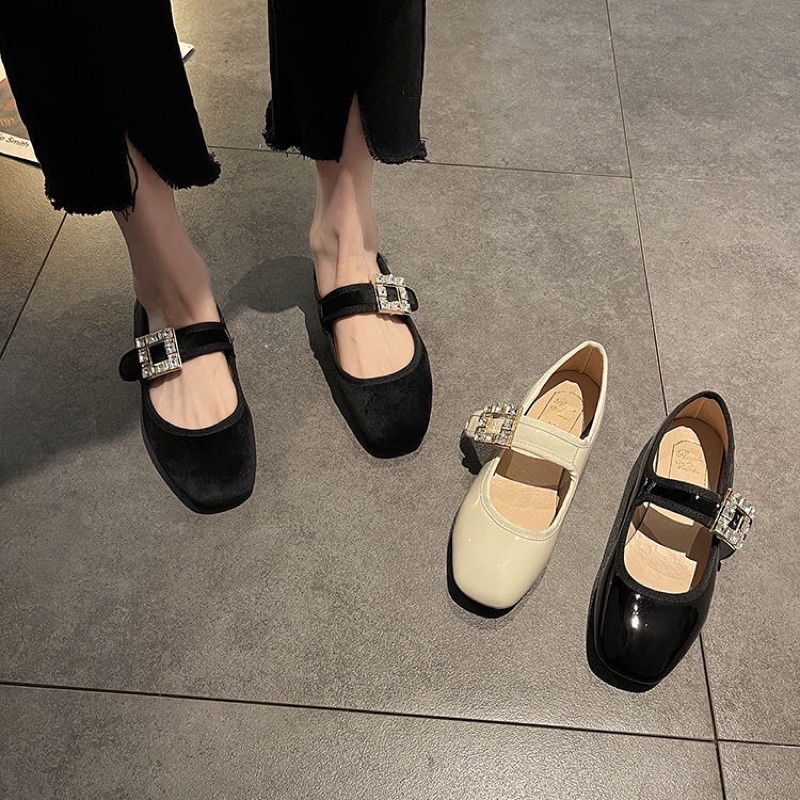 Giày Mary Jane quai ngang vintage hàng QC cao cấp EG01  ELISA STORE
