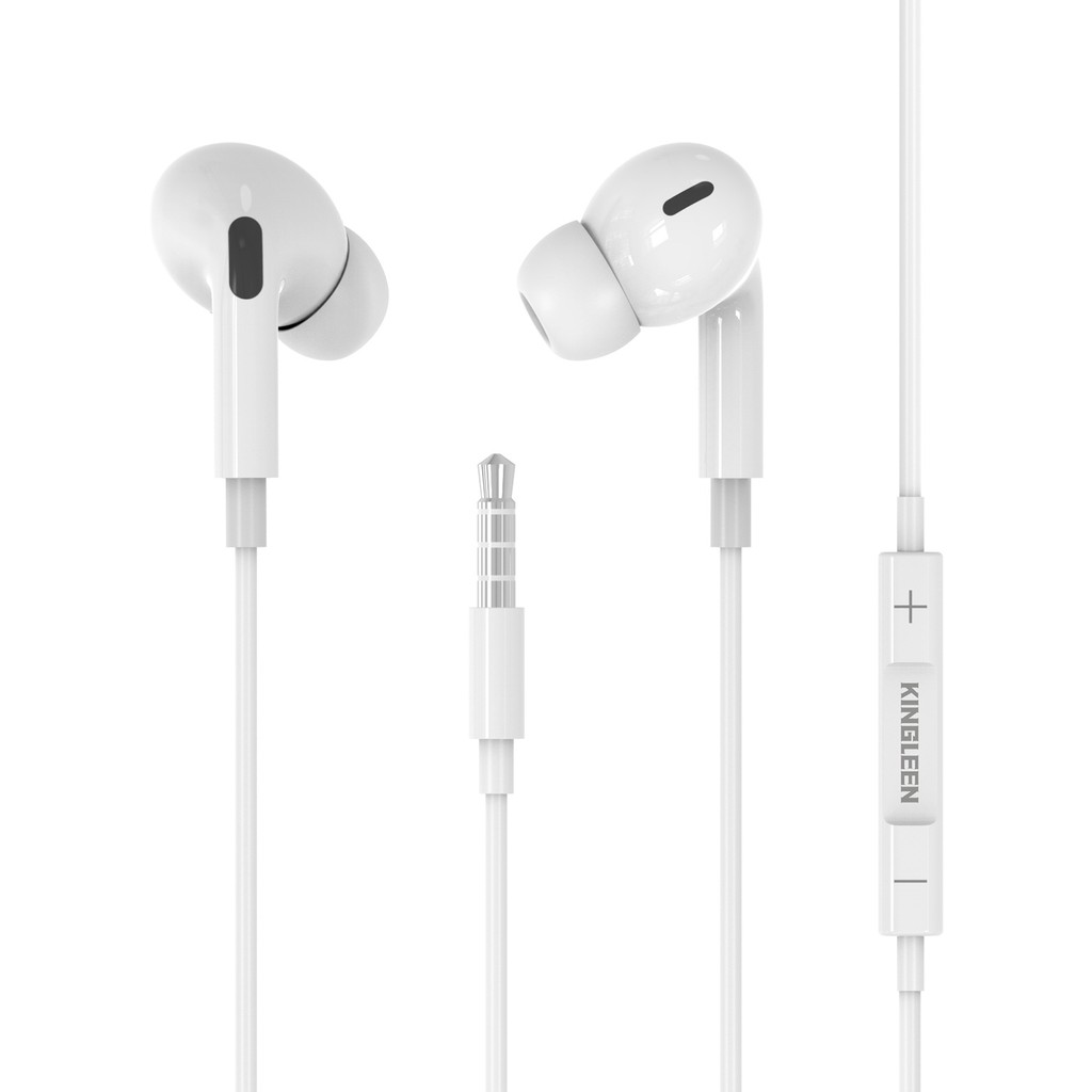 TAI NGHE ĐIỆN THOẠỊ ,EARPHONE 1.2M KINGLEEN ,I1911, I1921, I1922TRẮNG