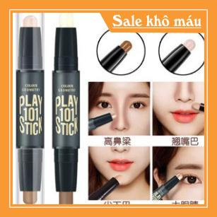 Cây Tạo Khối Kèm Che Khuyết Điểm 2 Đầu Nội Địa Geometry Sắc Nét sỉ tốt - PIG PIG (hàng sẵn) | BigBuy360 - bigbuy360.vn