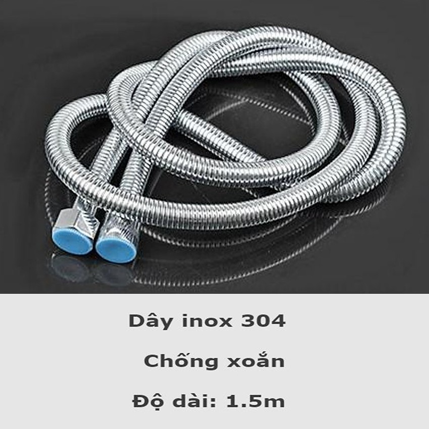 Dây sen tắm inox chống xoắn dài 1,5m