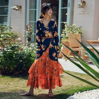 ORDER Váy boho thổ cẩm dáng dài - 2 mẫu
