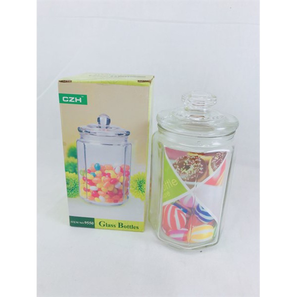 Lọ Gia Vị Thủy Tinh Chúp Dài 550Ml-9550 (lọ)