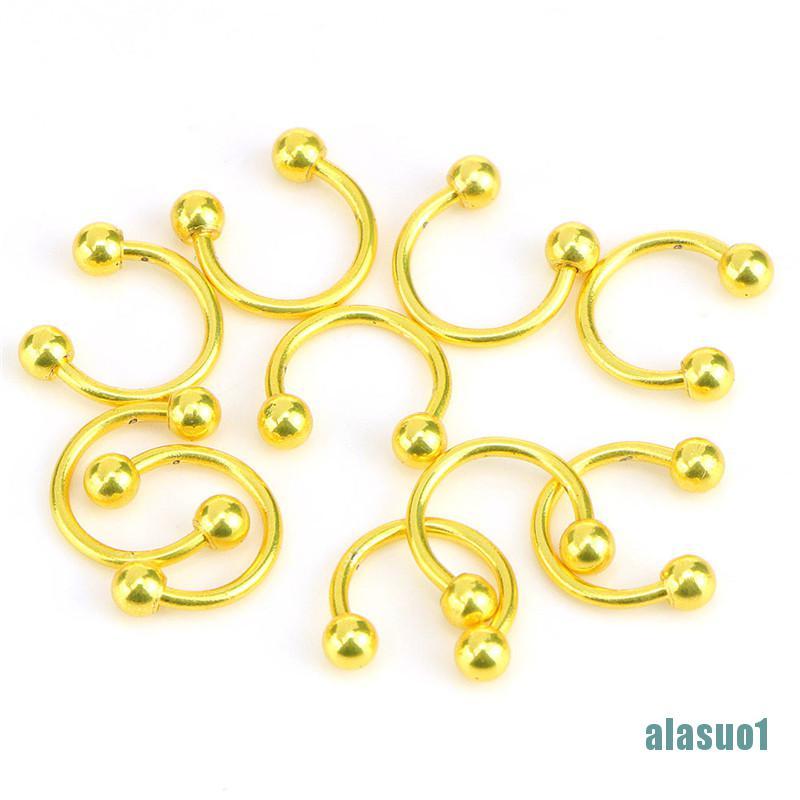 Bộ 10 Dụng Cụ Đeo Ngón Chân Bằng Thép Không Gỉ Thời Trang