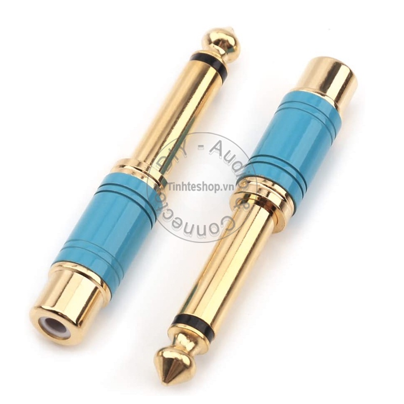 Jack 6 ly ra hoa sen 2 chiếc - Đầu đổi 6.5mm sang AV