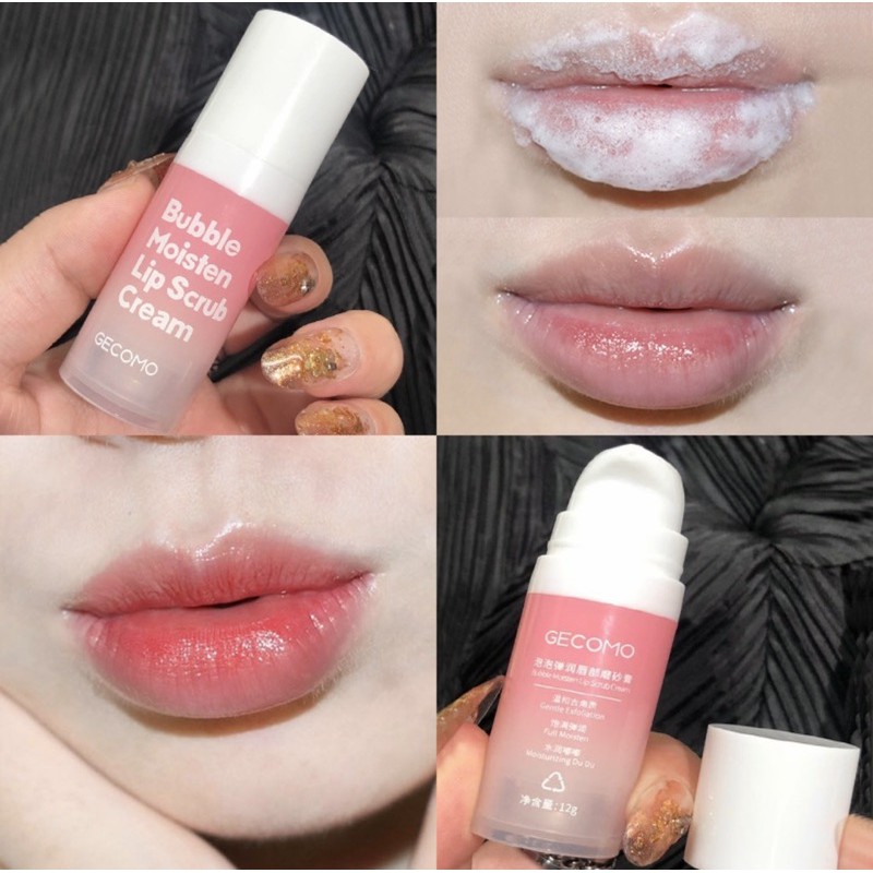 Tẩy da chết Gecomo Bubble Moisten Lip Scrub