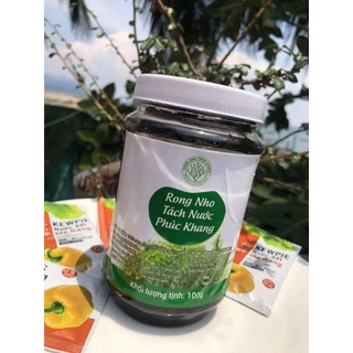 100g Rong nho tách nước được 300g rong tươi + sốt