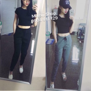 Quần Jogger thun gân (Loại đẹp)