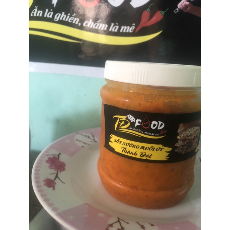 sốt nướng thần thánh muối ớt đỏ hũ 700g-ướp cả thế giới chuẩn vị nhà hàng