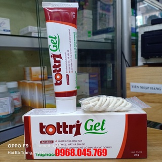 Gel tottri bôi trĩ tuýp 30g