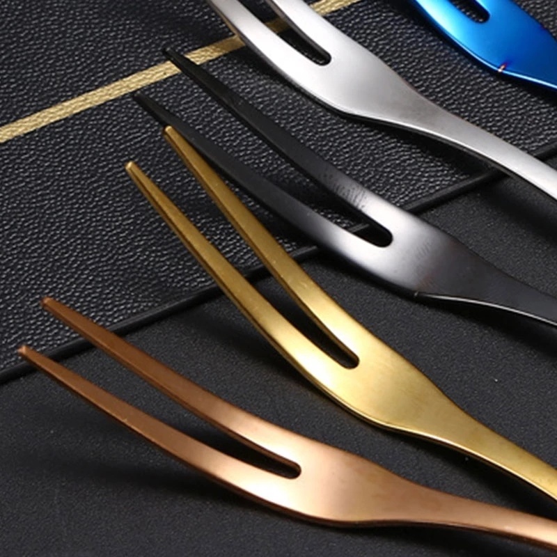 Nĩa Ăn Trái Cây Bằng Thép Không Gỉ Sang Trọng