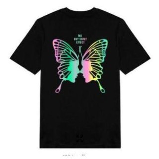 Áo thun siêu chất, cotton chất đẹp butterfly phản quang 7 màu