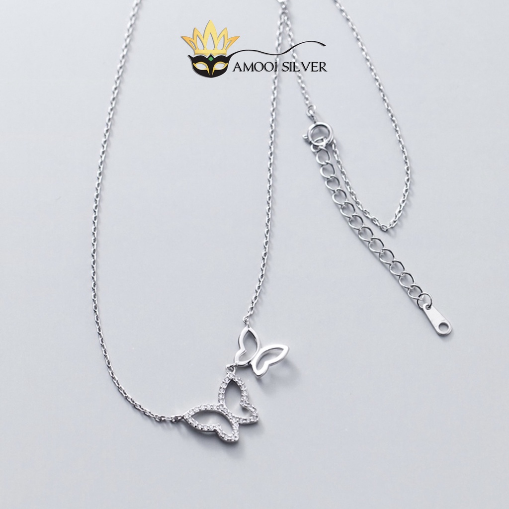 Dây chuyền bạc S925 đôi bướm - Amooi Silver AD170