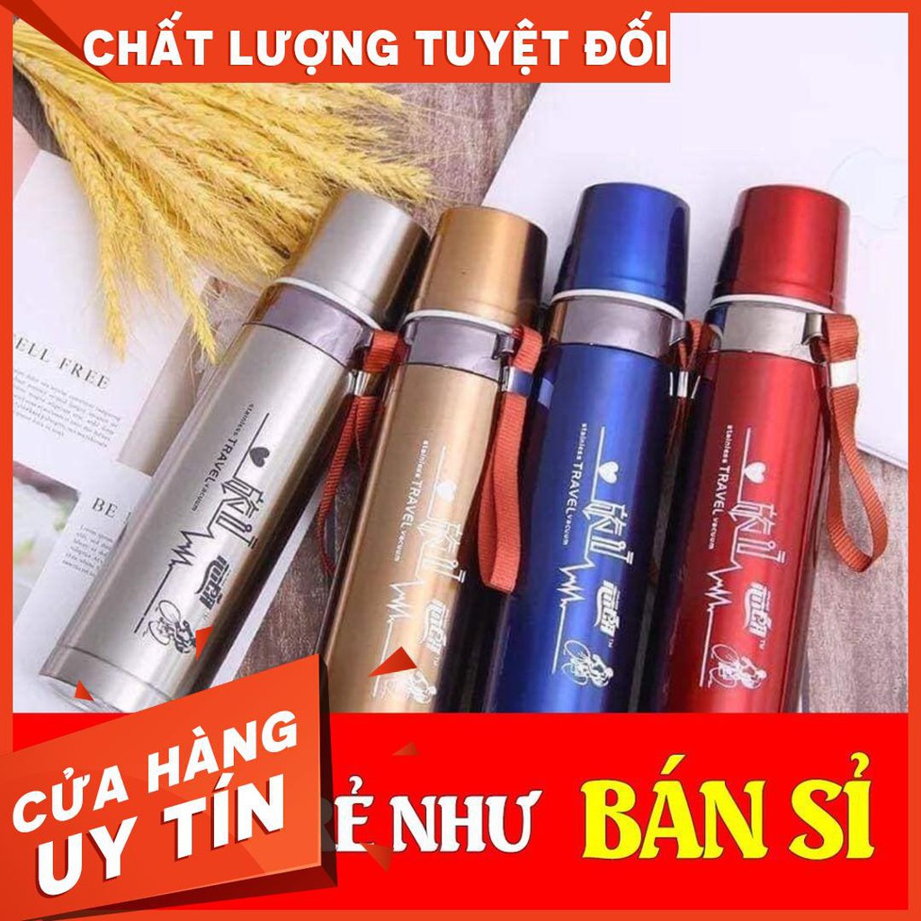 [ MUA HÀNG NHẬN QUÀ TẶNG] [GIÁ SỈ] BÌNH GIỮ NHIỆT INOX LOẠI LỚN 800ML