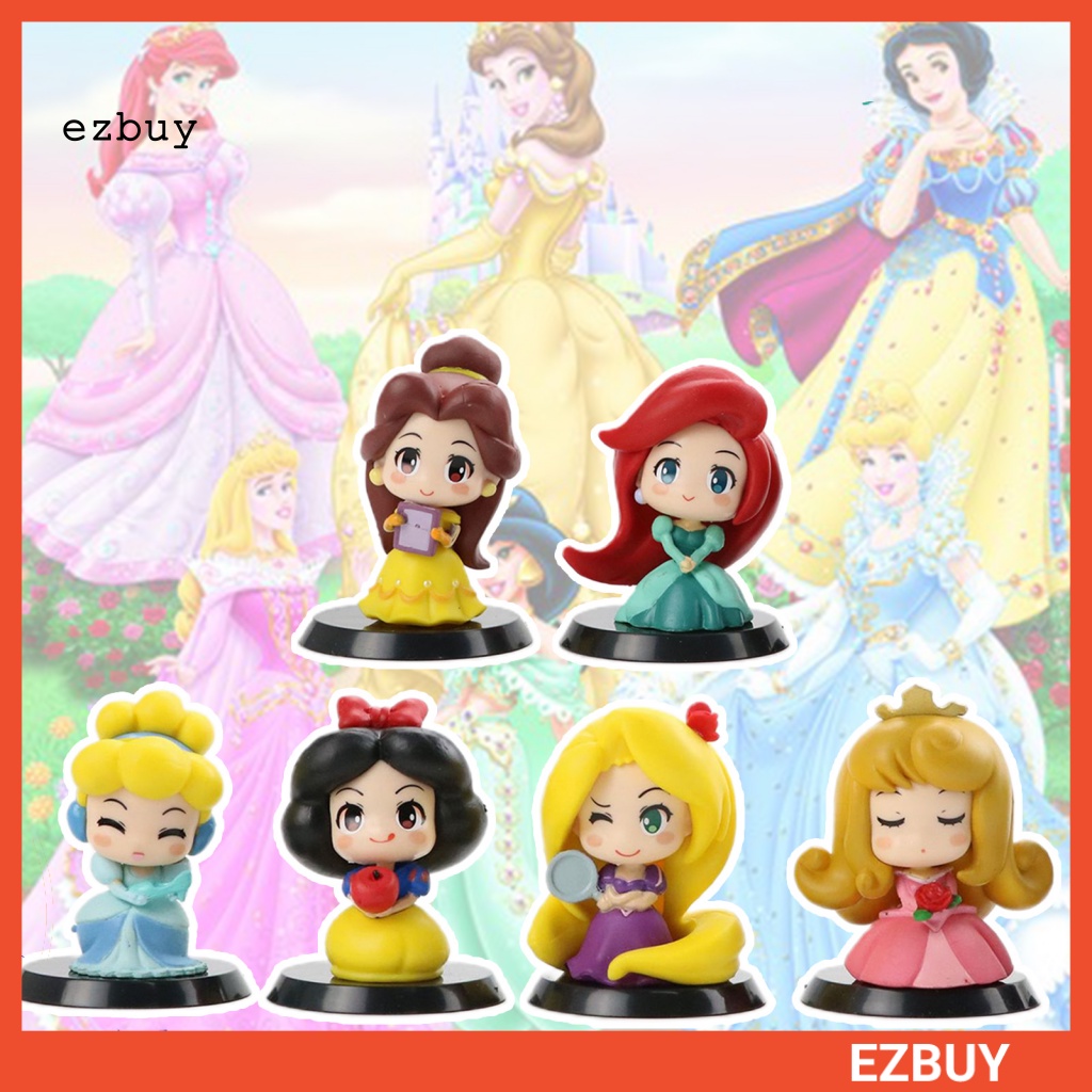 [EY] Tượng Công Chúa Bạch Tuyết / Nàng Tiên Cá Bằng PVC Dễ Lau Chùi Trang Trí