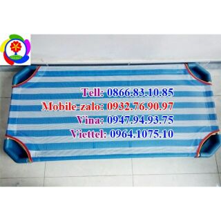 Giường vải lưới thoáng mát cho bé ngủ ngon