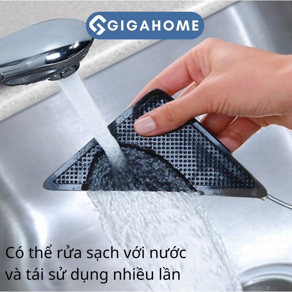 Set 4 Miếng Dán Cố Định Thảm, Lót Ghế Chống Trơn Trượt GIGAHOME Hình Tam Giác 2290