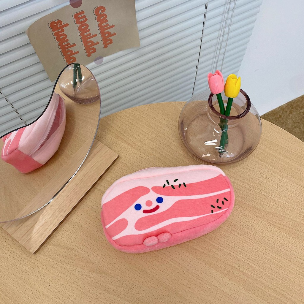 Hộp đựng bút hình miếng thịt xông khói vui nhộn cho bé