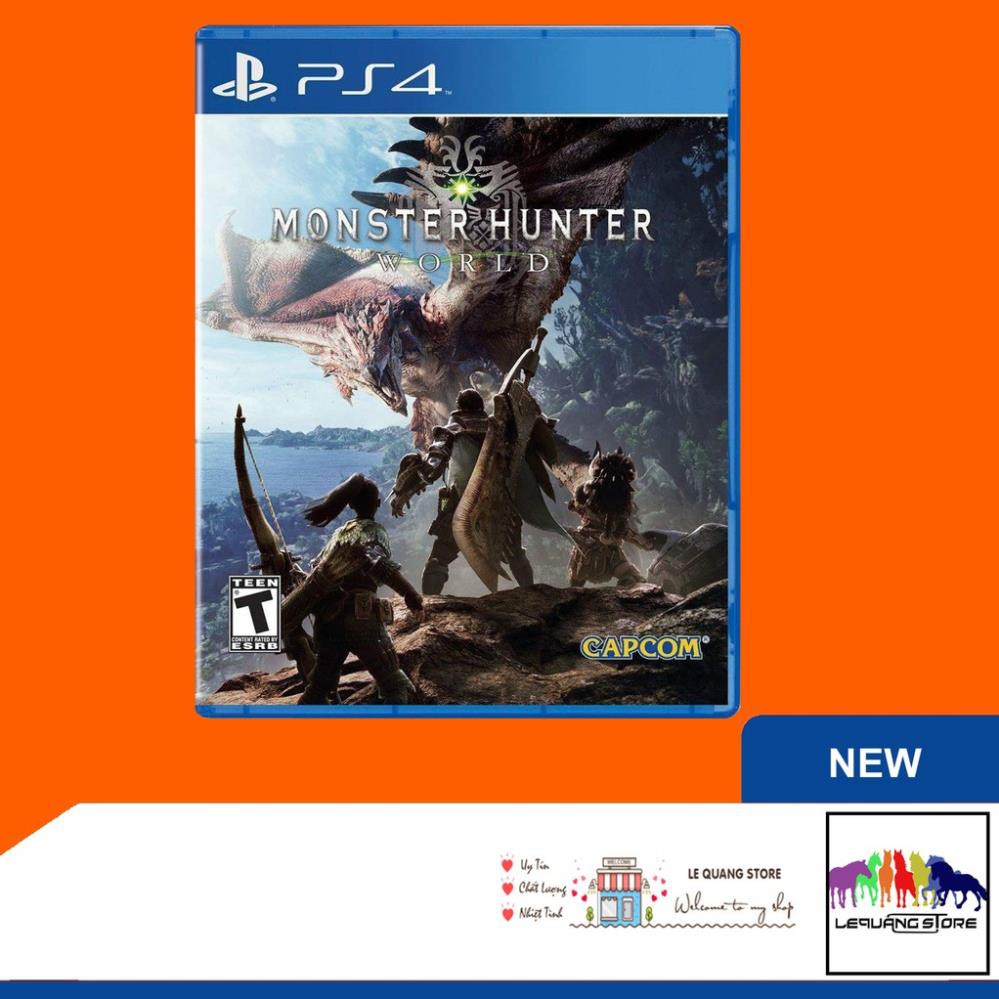 Đĩa game PS4: Monster Hunter World