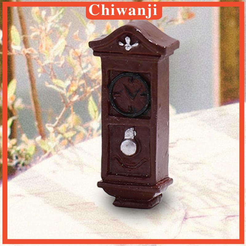 [Chiwanji] Đồng Hồ Mini Cho Nhà Búp Bê Diorama