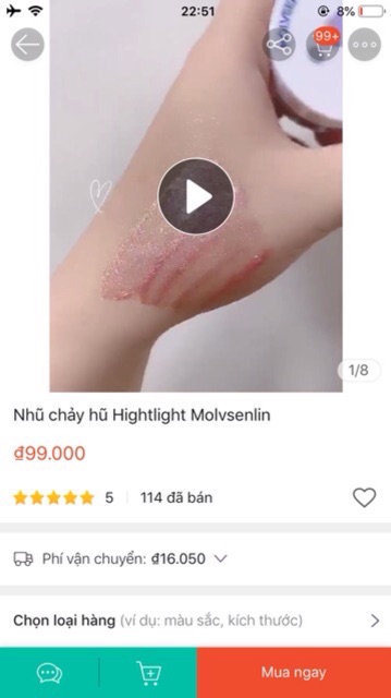 CÓ SẴN - Nhũ chảy highlight - Nhũ lỏng Molvsenlin Herloves moon galaxy jelly kim tuyến lỏng | BigBuy360 - bigbuy360.vn