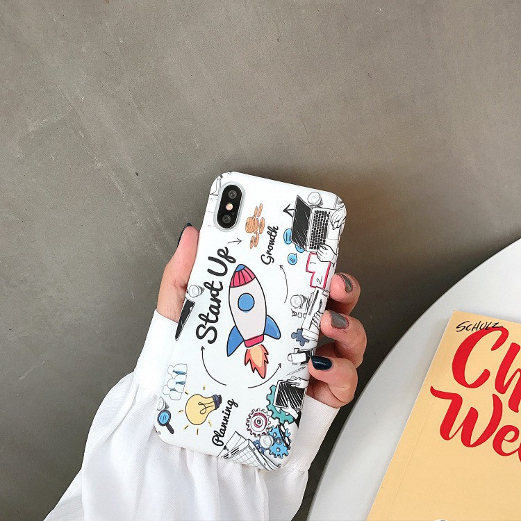 Ốp lưng Iphone FREESHIP 50K hoạt hình Start Up cho điện thoại iphone 6 6s 6P 6sP 7P 8P X XS