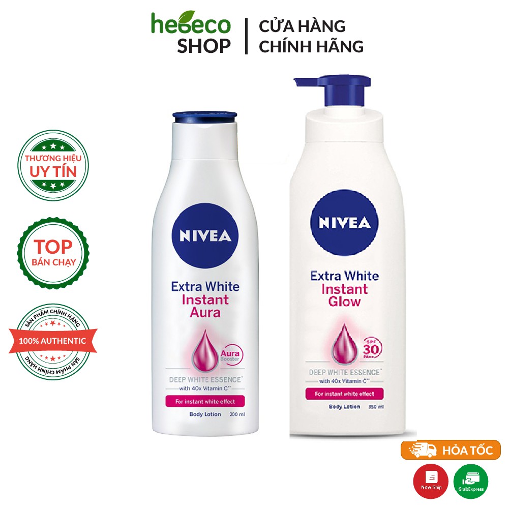 Sữa dưỡng thể giúp sáng da tức thì NIVEA 200ml