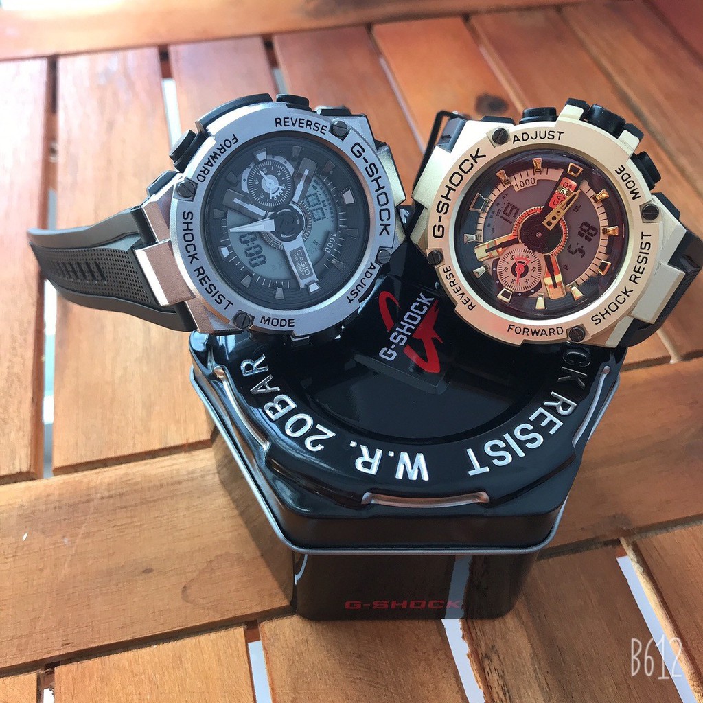 Đồng hồ nam G-shock MTS_400G Original _ Chống nước 5ATM_Viền Thép không gỉ FULL BOX - ME_watch