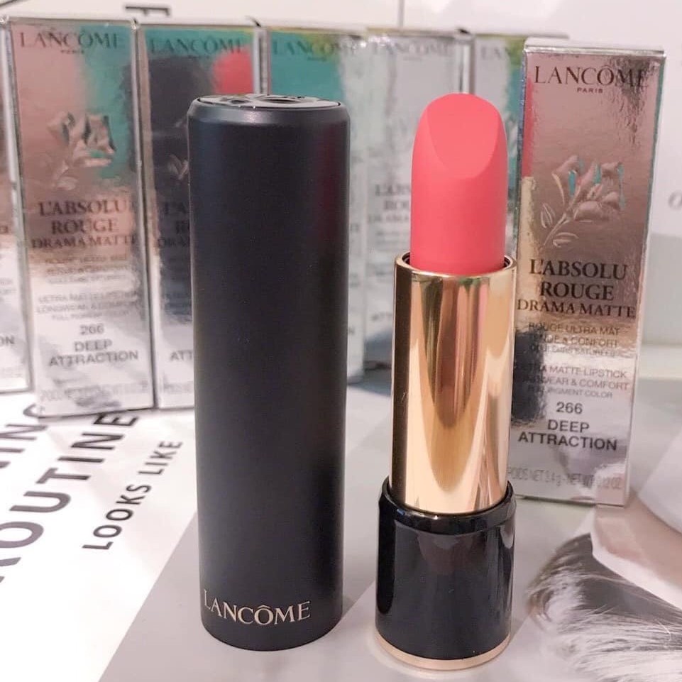 Son Lancome L'absolu Rouge Drama Matte 266 Deep Attraction | BigBuy360 - bigbuy360.vn