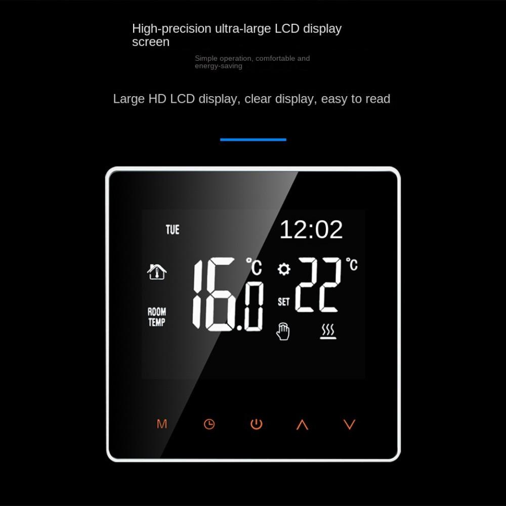 Bộ Điều Khiển Nhiệt Độ Sàn Nhà Thông Minh WTTLE WiFi Màn Hình LCD