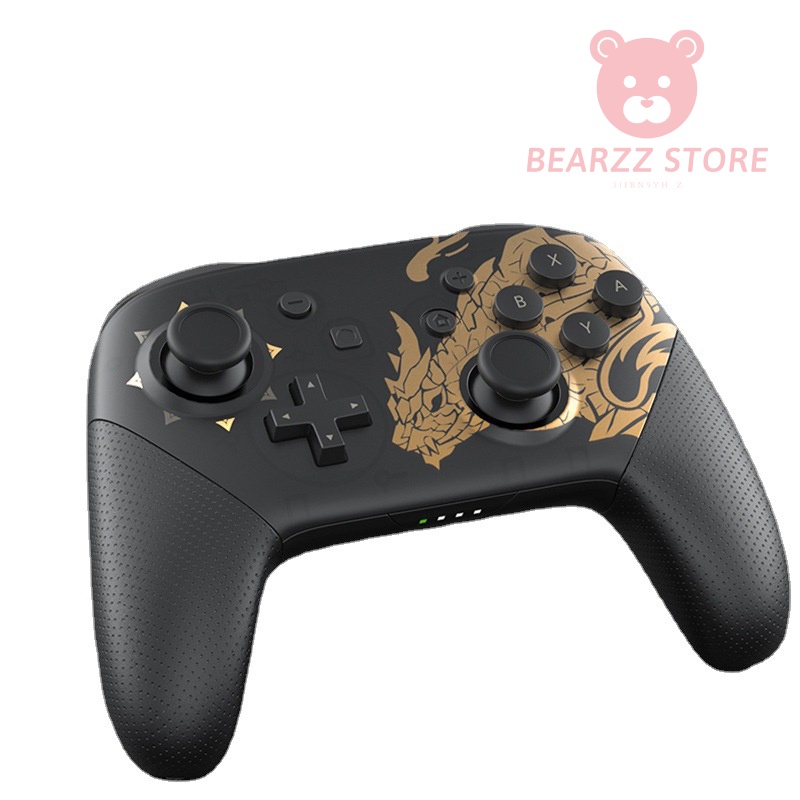 Tay Cầm Gaming Nintendo Switch Pro Phiên Bản Monster Hunter Rise - Kết Nối Bluetooth