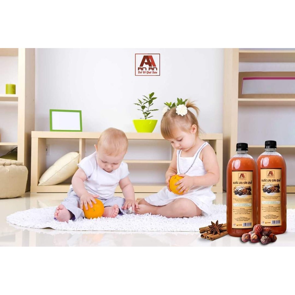 Nước lau sàn quế sả chanh An An nước lau nhà hữu cơ 1 lít xua đuổi côn trùng hiệu quả