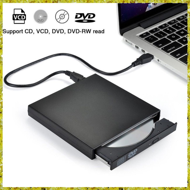 [MUMU] Đầu đọc đĩa DVD CD RW gắn ngoài kết nối cổng USB dùng cho máy tính