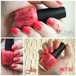 Sơn móng OPI #NLT30 I Eat Mainly Lobster Nail Polish 15ml