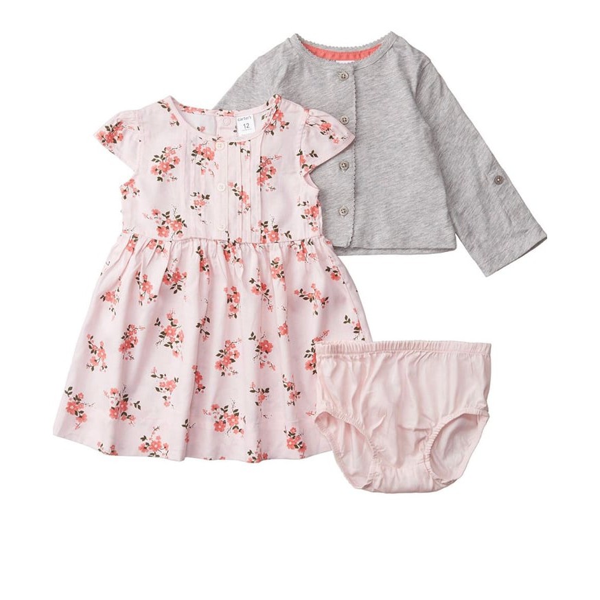 Set 3 chi tiết Carter's xuất xịn cho bé gái