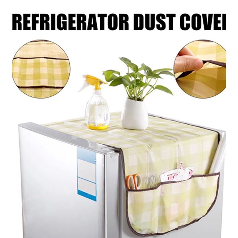 Tấm Phủ Tủ Lạnh Chống Bụi Chống Nước Chống Dầu Tiện Dụng Ốp