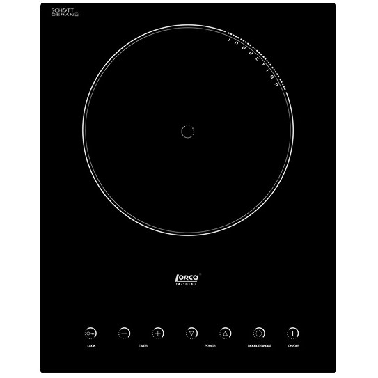 Bếp từ đơn Lorca TA-1018C - 400x310mm, Đen, 2000W