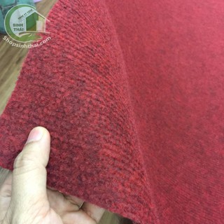 Thảm nỉ trải sàn màu đỏ đô 1m²