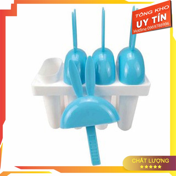 [Giảm giá sốc] Combo 2 Bộ Khuôn làm kem Tai Thỏ Ngộ Nghĩnh, Giải Nhiệt Mùa Hè